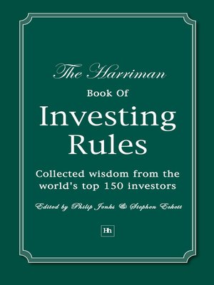 cover image of The Harriman Book of Investing Rules